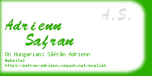 adrienn safran business card